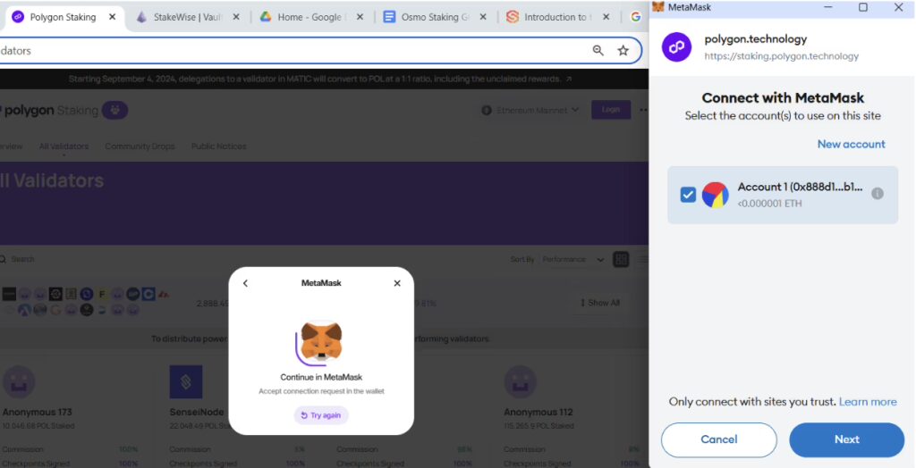 Connect Your Polygon Wallet
