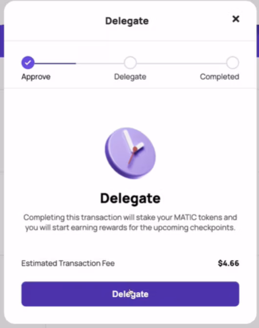 Delegate Your Polygon Token