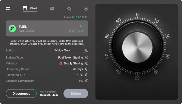 Simply Fuel Staking Dashboard