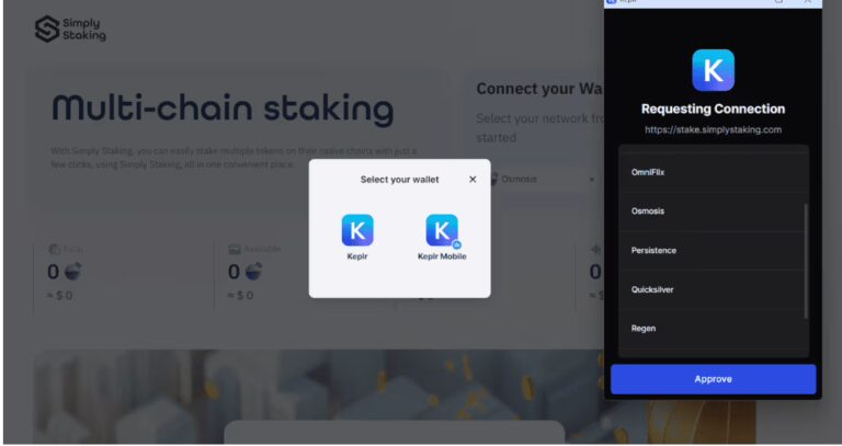 Connect Regen Wallet