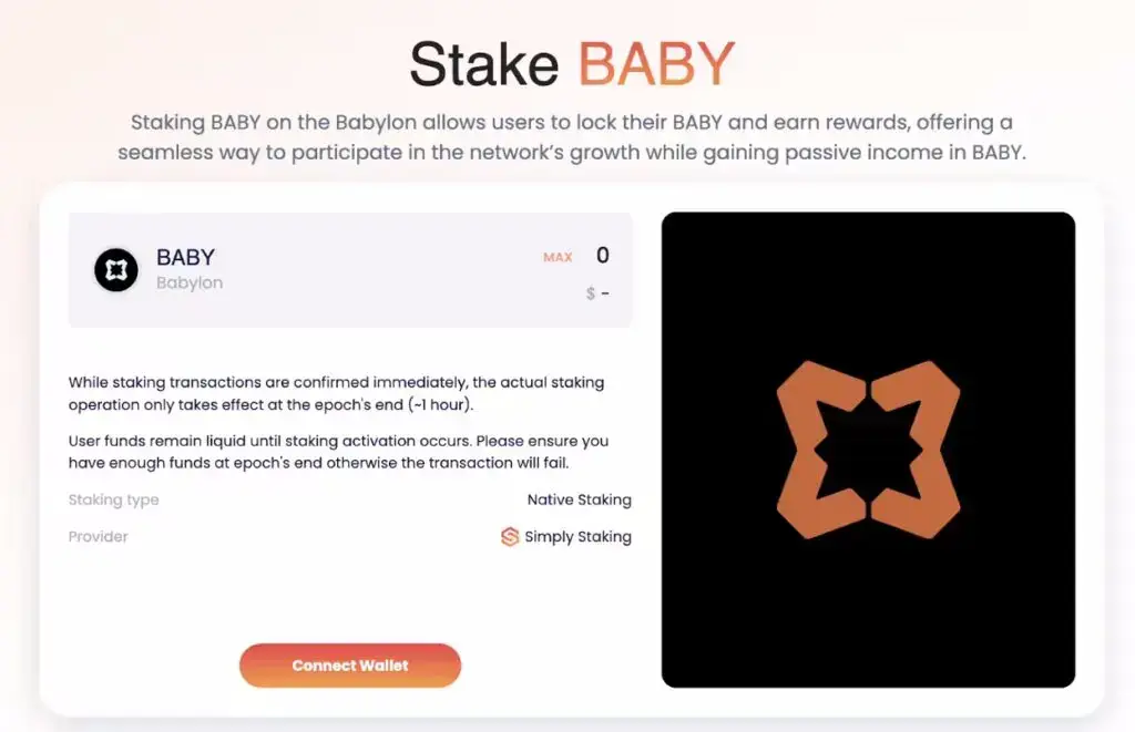 How to Stake Babylon (BABY) with Simply Staking 2 stake baby